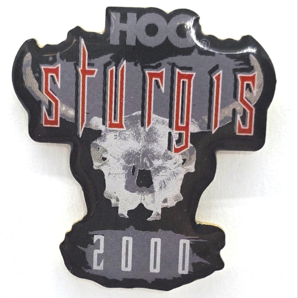 Sturgis Pin, Hog Skull Lapel Pin, 2000